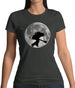 Bass Player Moon Womens T-Shirt