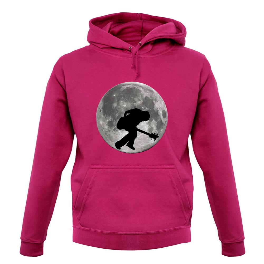 Bass Player Moon unisex hoodie