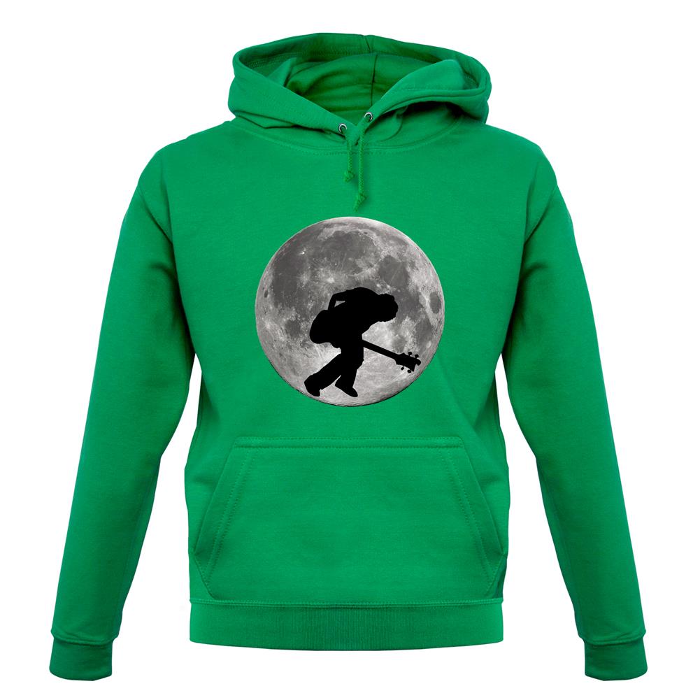 Bass Player Moon unisex hoodie