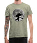 Bass Player Moon Mens T-Shirt