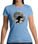 Bass Player Moon Womens T-Shirt