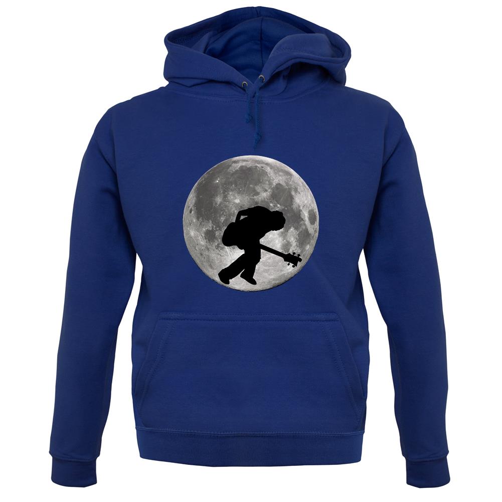 Bass Player Moon unisex hoodie