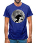 Bass Player Moon Mens T-Shirt