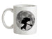 Bass Player Moon Ceramic Mug