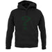 Green Bat Question Mark unisex hoodie