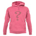 Green Bat Question Mark unisex hoodie