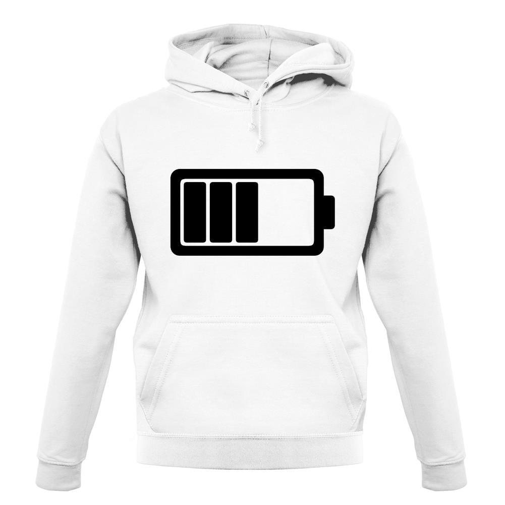 Battery Symbol unisex hoodie