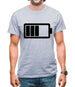 Battery Symbol Mens T-Shirt