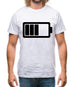 Battery Symbol Mens T-Shirt