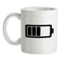 Battery Symbol Ceramic Mug