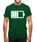 Battery Symbol Mens T-Shirt