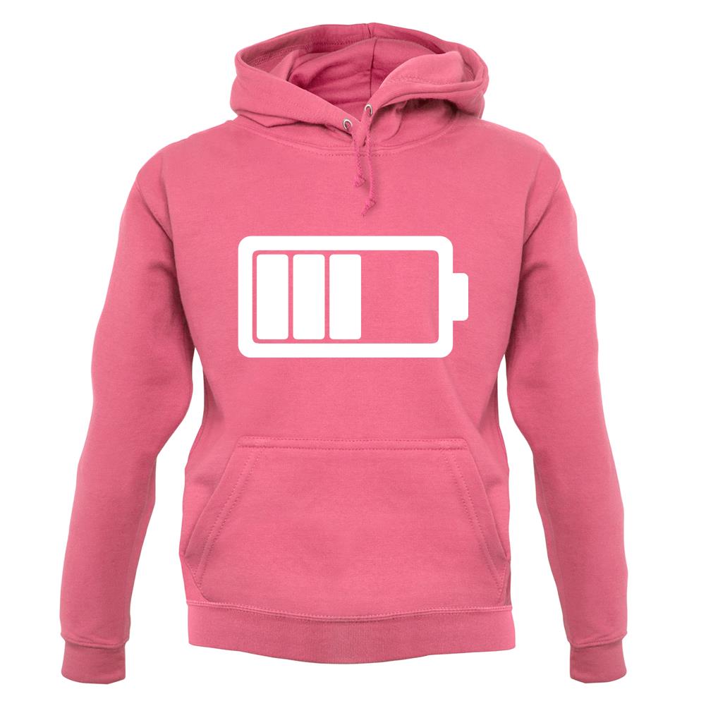 Battery Symbol unisex hoodie