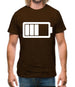 Battery Symbol Mens T-Shirt