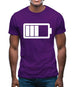 Battery Symbol Mens T-Shirt