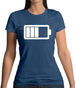 Battery Symbol Womens T-Shirt