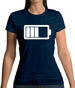 Battery Symbol Womens T-Shirt