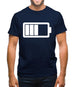 Battery Symbol Mens T-Shirt