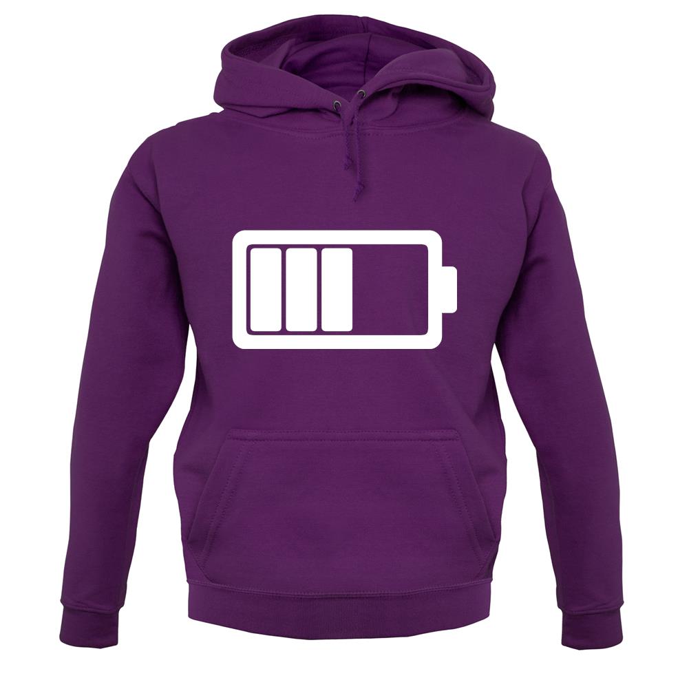 Battery Symbol unisex hoodie