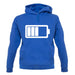 Battery Symbol unisex hoodie