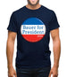 Bauer For President Mens T-Shirt