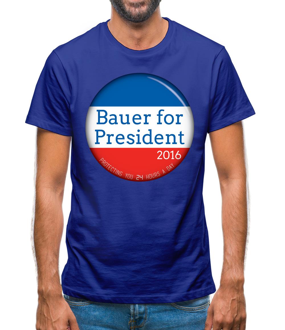 Bauer For President Mens T-Shirt