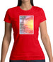 Beach Scene Holiday Paradise Womens T-Shirt