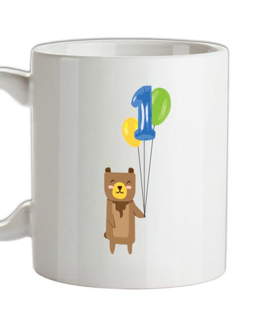 1st Birthday Bear Ceramic Mug