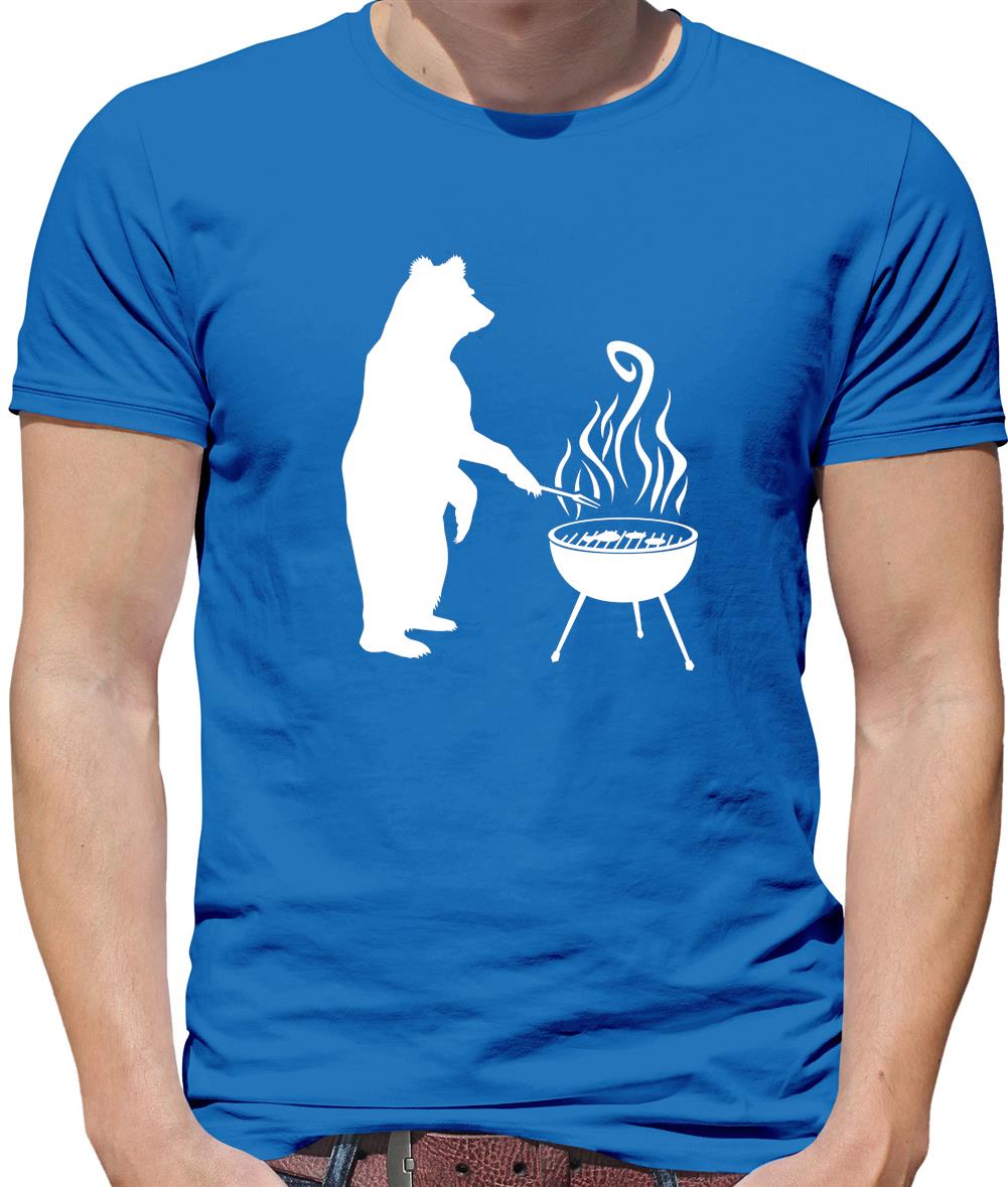 BBQ Bear Mens T-Shirt