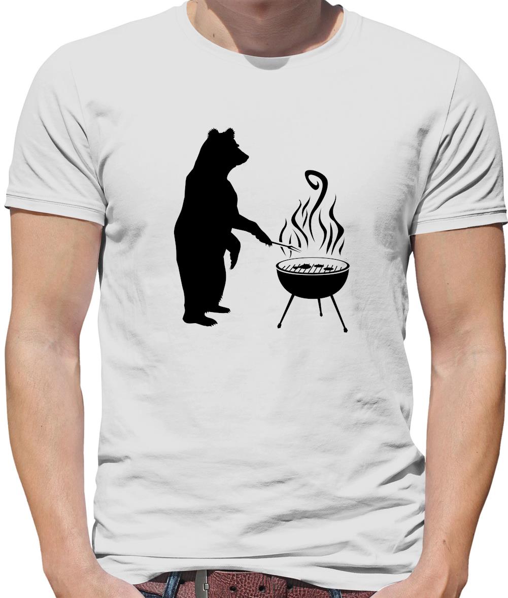 BBQ Bear Mens T-Shirt