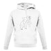 Bear Shark unisex hoodie