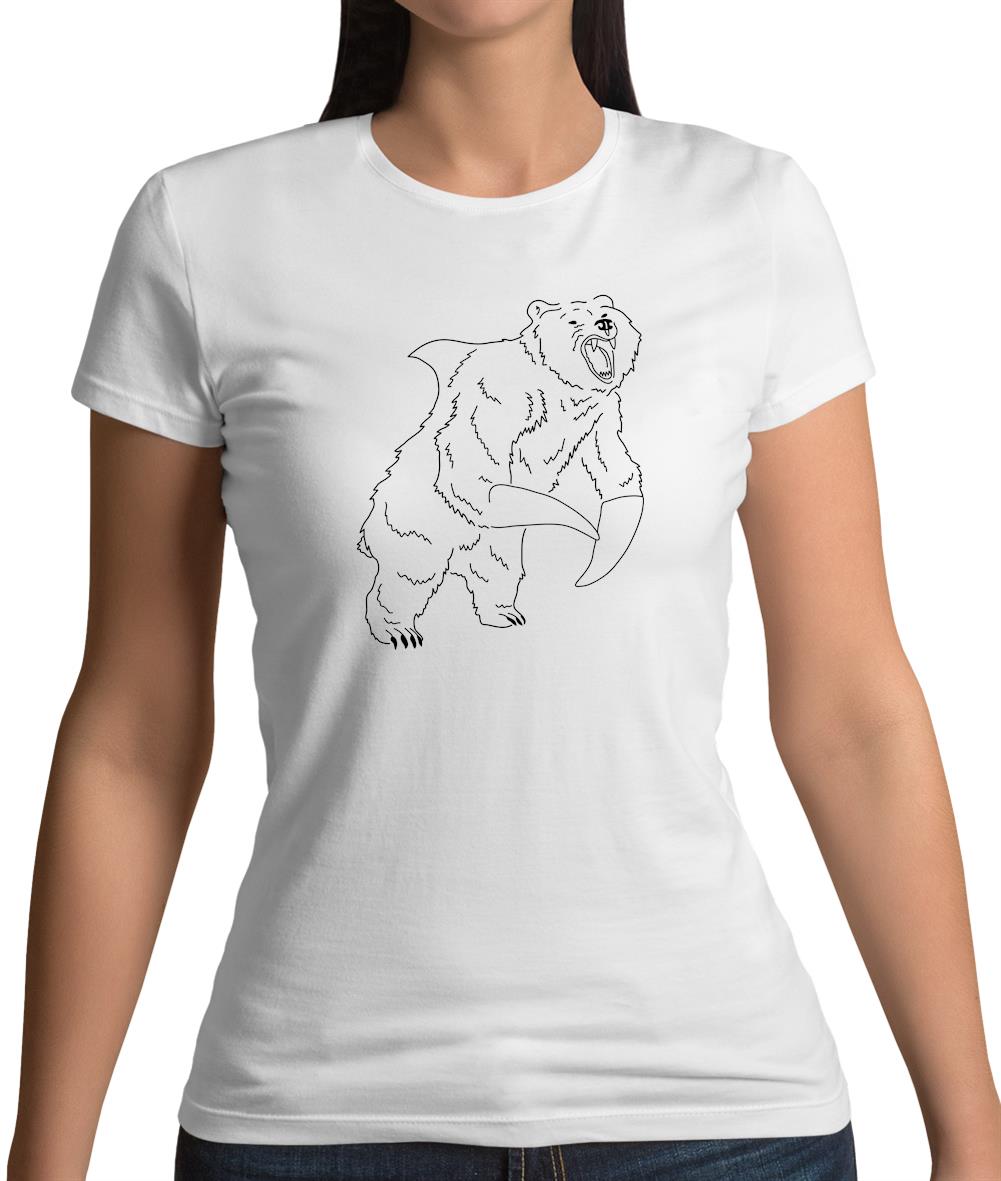 Bear Shark Womens T-Shirt
