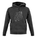 Bear Shark unisex hoodie