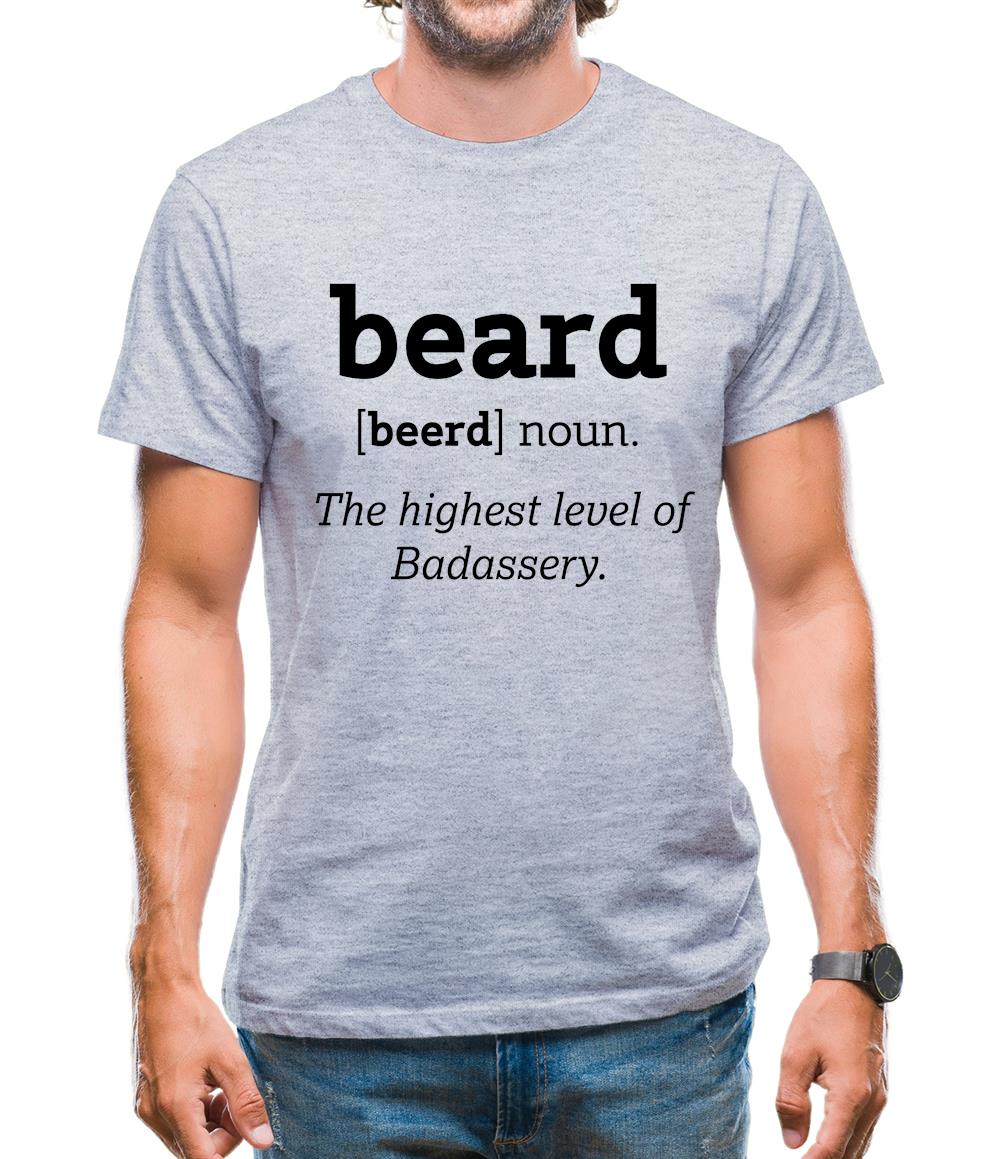 Beard Definition Mens T-Shirt