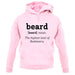 Beard Definition unisex hoodie