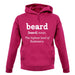 Beard Definition unisex hoodie