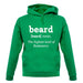 Beard Definition unisex hoodie