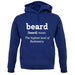 Beard Definition unisex hoodie