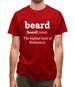 Beard Definition Mens T-Shirt