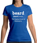 Beard Definition Womens T-Shirt