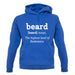 Beard Definition unisex hoodie