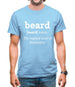 Beard Definition Mens T-Shirt