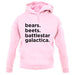 Bears, Beets, Battlestargalactica Unisex Hoodie