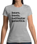 Bears, Beets, Battlestargalactica Womens T-Shirt