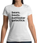 Bears, Beets, Battlestargalactica Womens T-Shirt