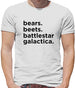 Bears, Beets, Battlestargalactica Mens T-Shirt