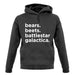 Bears, Beets, Battlestargalactica Unisex Hoodie