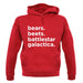 Bears, Beets, Battlestargalactica Unisex Hoodie