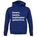 Bears, Beets, Battlestargalactica Unisex Hoodie