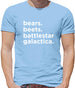 Bears, Beets, Battlestargalactica Mens T-Shirt