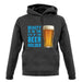 Beauty Is In The Eye Of The Beer Holder unisex hoodie